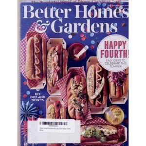 BETTER HOMES & GARDENS JULY 2019 HAPPY FOURTH!